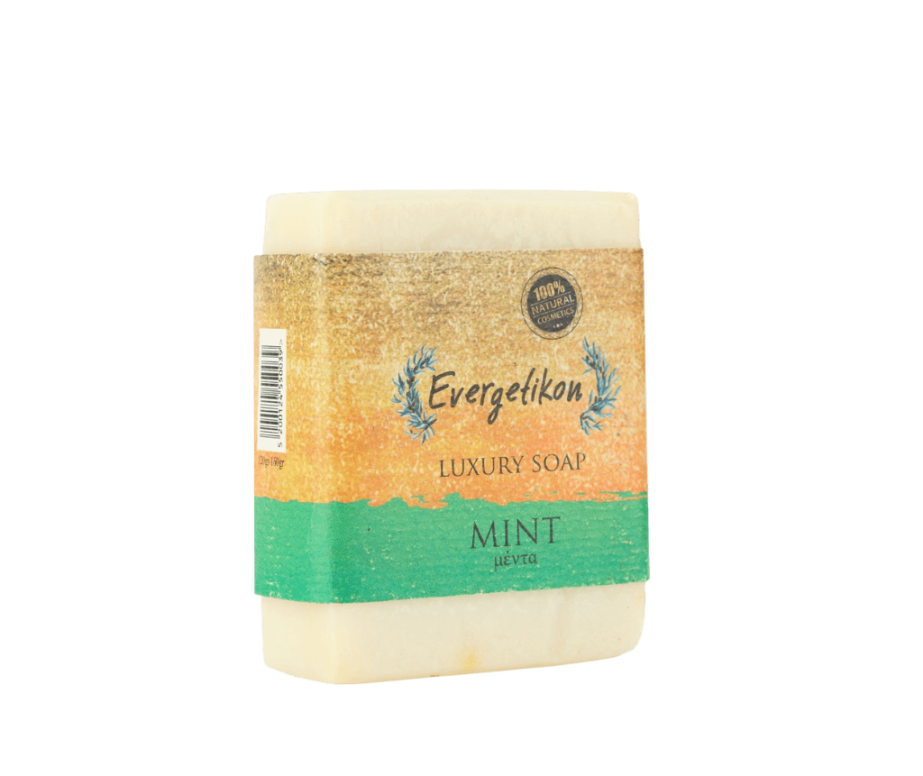 σαπούνι ελιάς-mint-evergetikon σαπούνι ελιάς μέντα