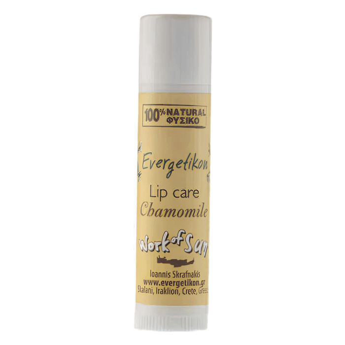 Lippenbalsem met bijenwas en kamille - 100% natuurlijk - Evergetikon - Imagen 1