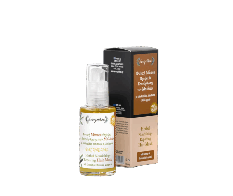 natuurlijk haarmasker evergetikon